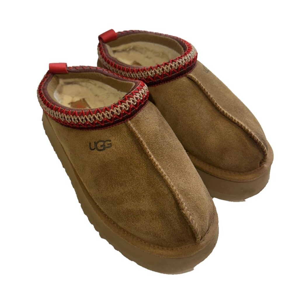 Ugg Tazz Platform Slippers Chestnut Women’s Size 6 - Picture 7 of 7